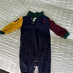 Ralph Lauren Colorblock Baby Romper